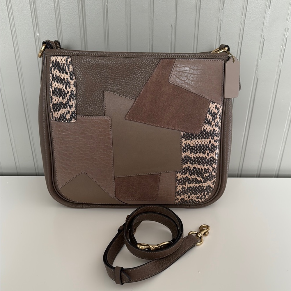 Coach ReLoved Upcrafted Cary Shoulder Bag